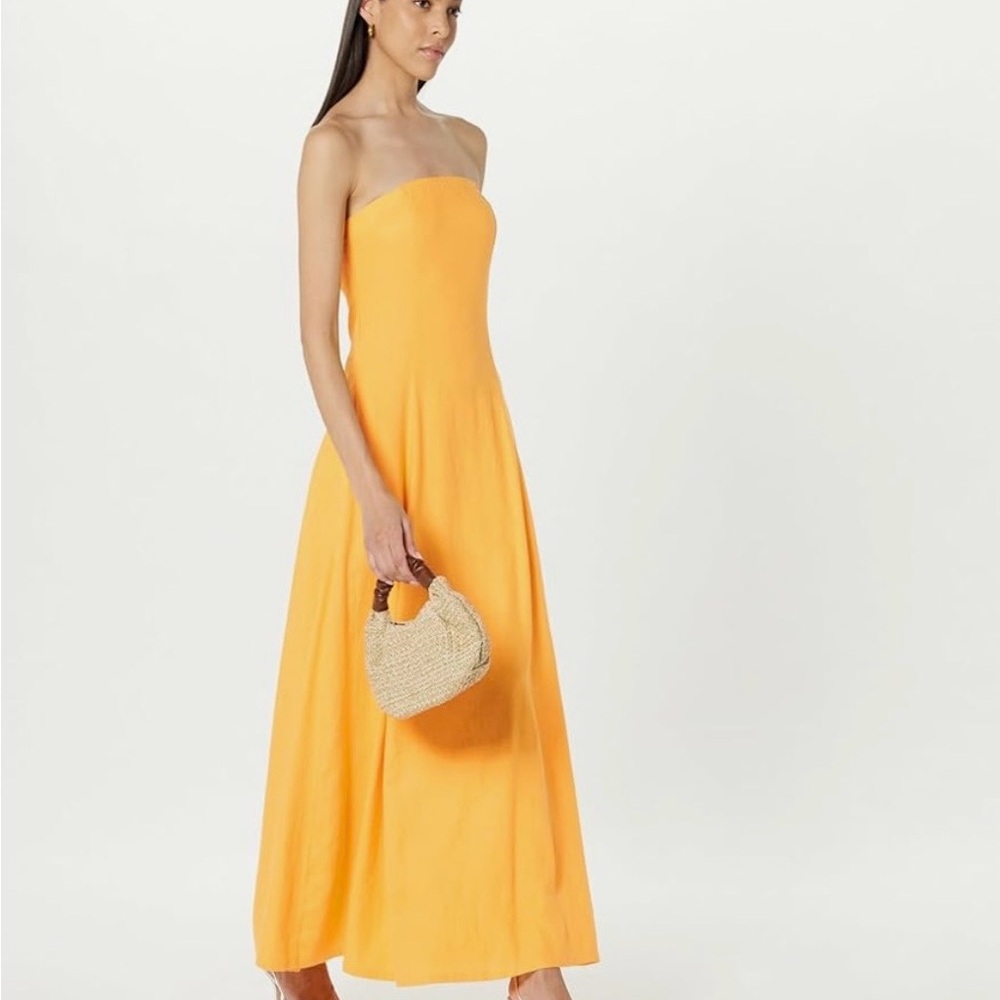 Sunrise Strapless Maxi Dress in Bright Beautiful Yellow